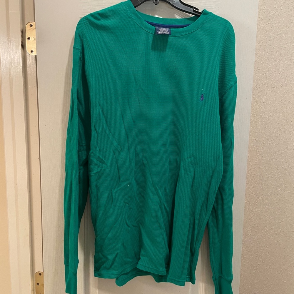 Polo by Ralph Lauren Green Long Sleeve Tee
